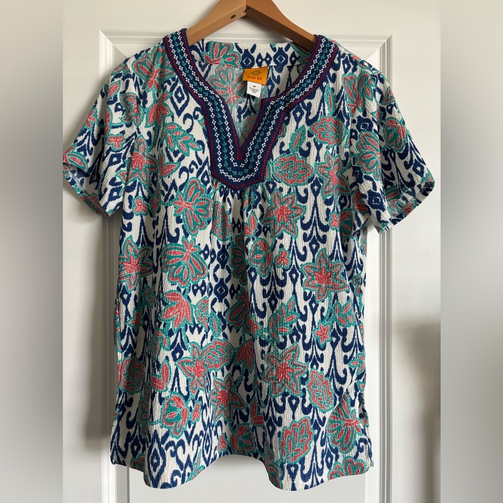 Ruby Rd. floral blouse medium‎